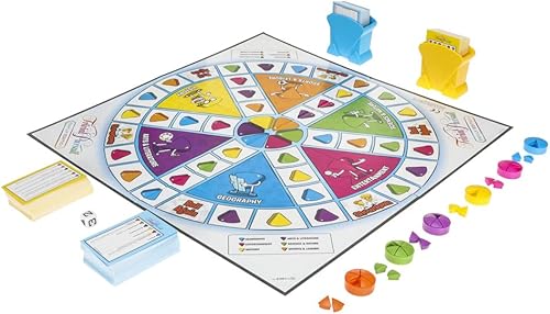 Miniatura 2 de Hasbro Gaming Trivial Pursuit, edición familiar, juego de mesa de trivia para 2 jugadores o más, juegos de fiesta para niños y niñas de más de 8 años