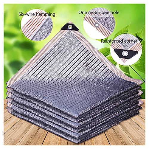 Filet d'ombrage en papier d'aluminium rectangulaire de jardin - 5