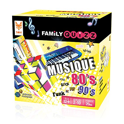 Topi Games - FAM - MU - 349001 - Family Quizz Musique - Le Jeu des Fans des 80's Et 90's