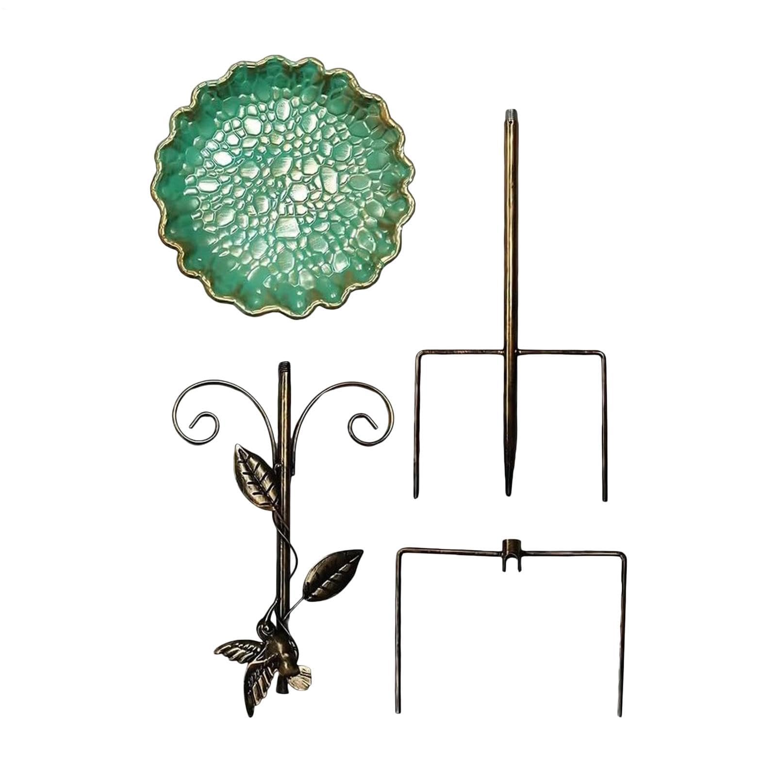 Generisch Vogeltränke Stehend Blumenform, Glas Gartenstecker Vogeltränke, Schmetterlingstränke , Bienentränke In Blütenform, Gartenfiguren & Gartenstatuen Gartendeko