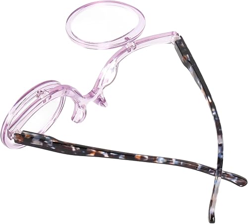 Miniatura 2 de Aisi Gafas de lectura de maquillaje para las mujeres lectores cosméticos Flip Up doble lente aumento gafas