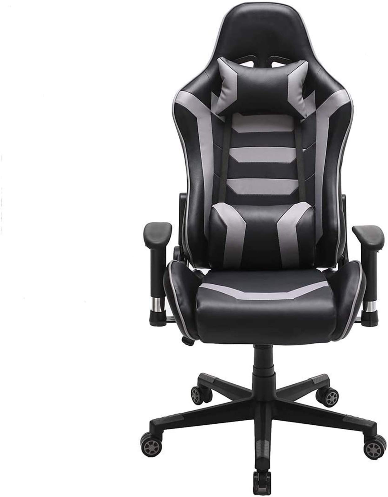 Sedia da Ufficio per Computer da Gioco per PC Leggera Rood Racing Rocker Executive in Pelle con Regolazione dell'altezza, Girevole e Supporto Lombare, per e-Sport
