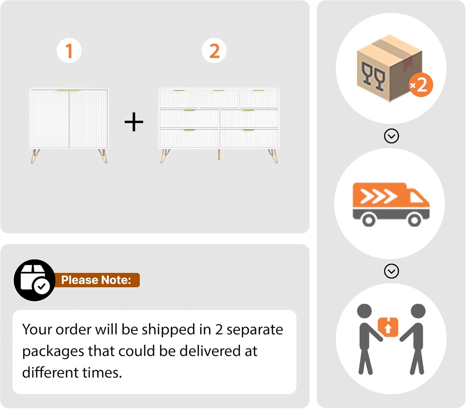 Fluted TV Stand for TVs up to 80 Inch, 78” Entertainment Center with Storage and Adjustable Shelves, Modern Media Console for Living Room, Bedroom, White