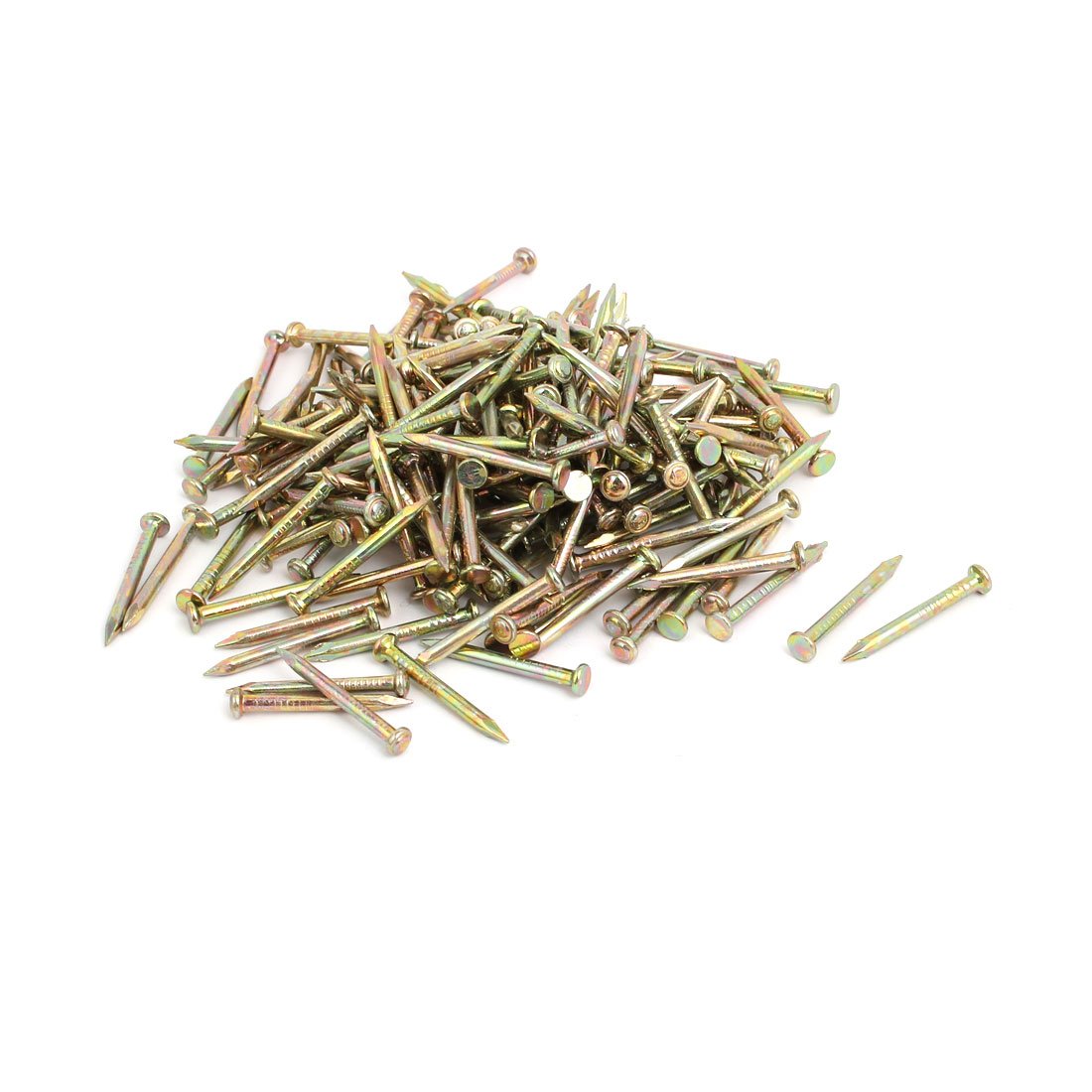 Aexit 2.2mm Dia Fastener 25mm Length Zinc Alloy Concrete Cement Wood Sliding Nail 200pcs Model:12as405qo497