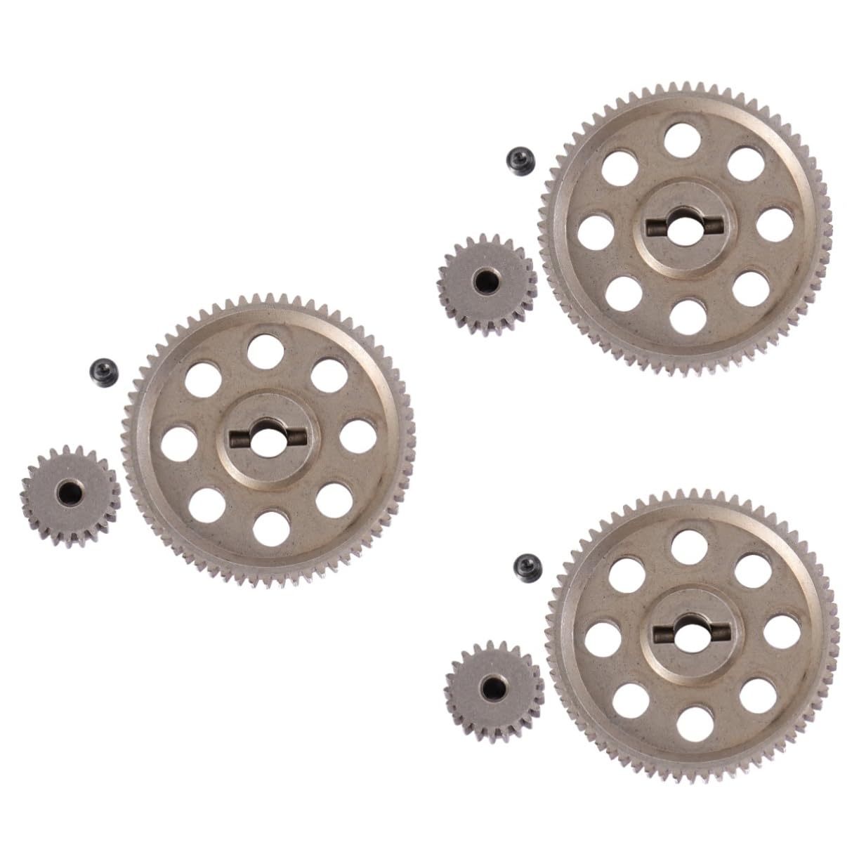 Gatuida 3 11184 11181 motorsöge Motor Gear Main Gear Stahl große Zähne Zahnradsatz Stirnrad
