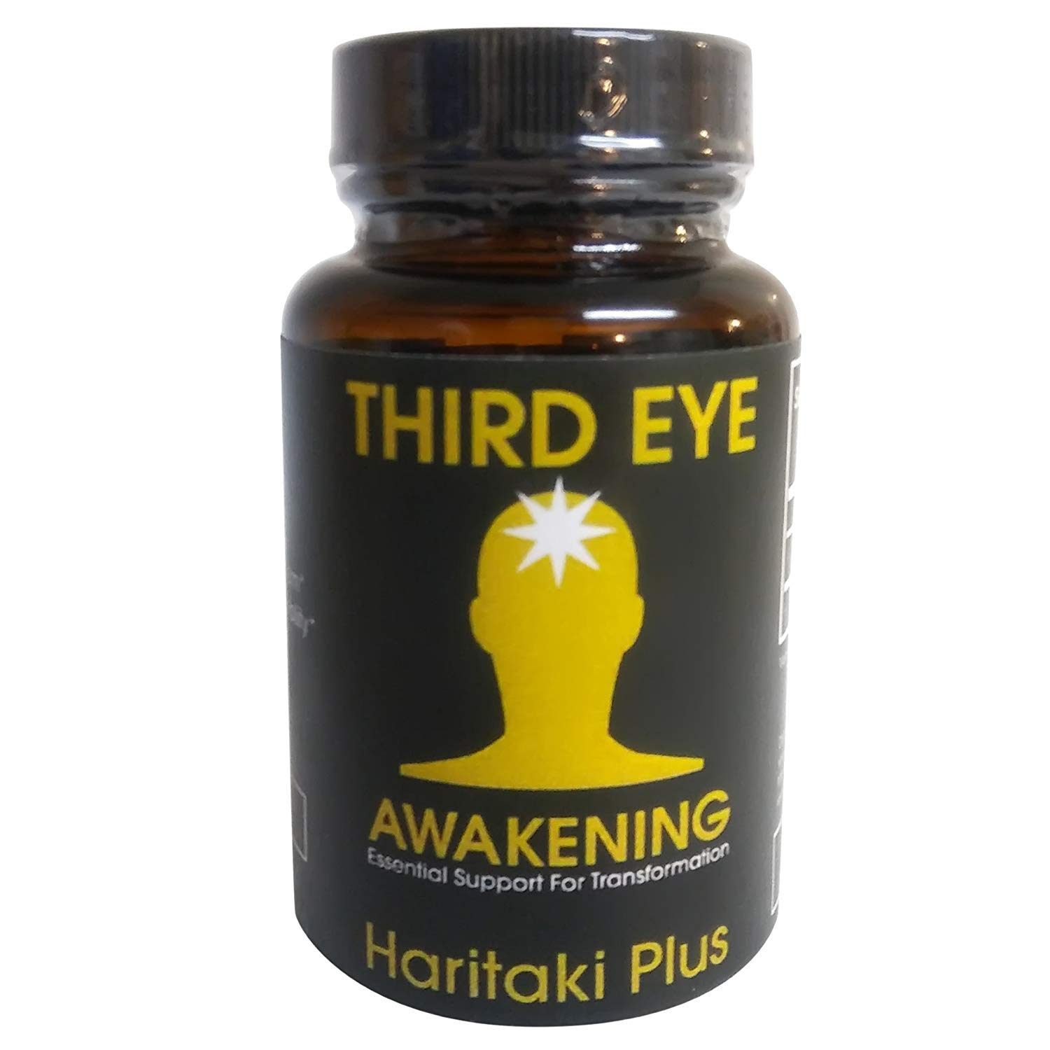 Third Eye Awakening - Organic Haritaki Capsules- Kailash Herbals-100 capsules- 650 mg each-Terminalia chebula
