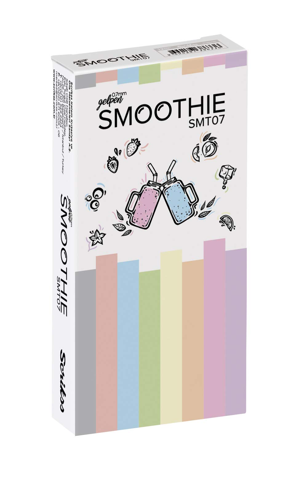 Scrikss Office Smoothie Jel Kalem 0.7 Mm 12'li Kutu Siyah