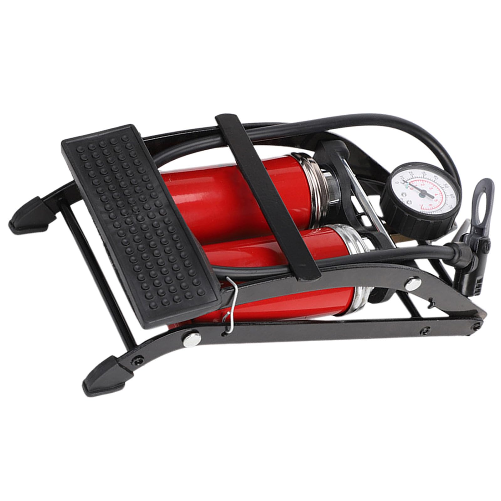 BESPORTBLE 1pezzi Pompa Pedale Portatile Per Biciclette Auto e Palloni Alta Pressione Aria Leggera e Facile Da Trasportare e Usare