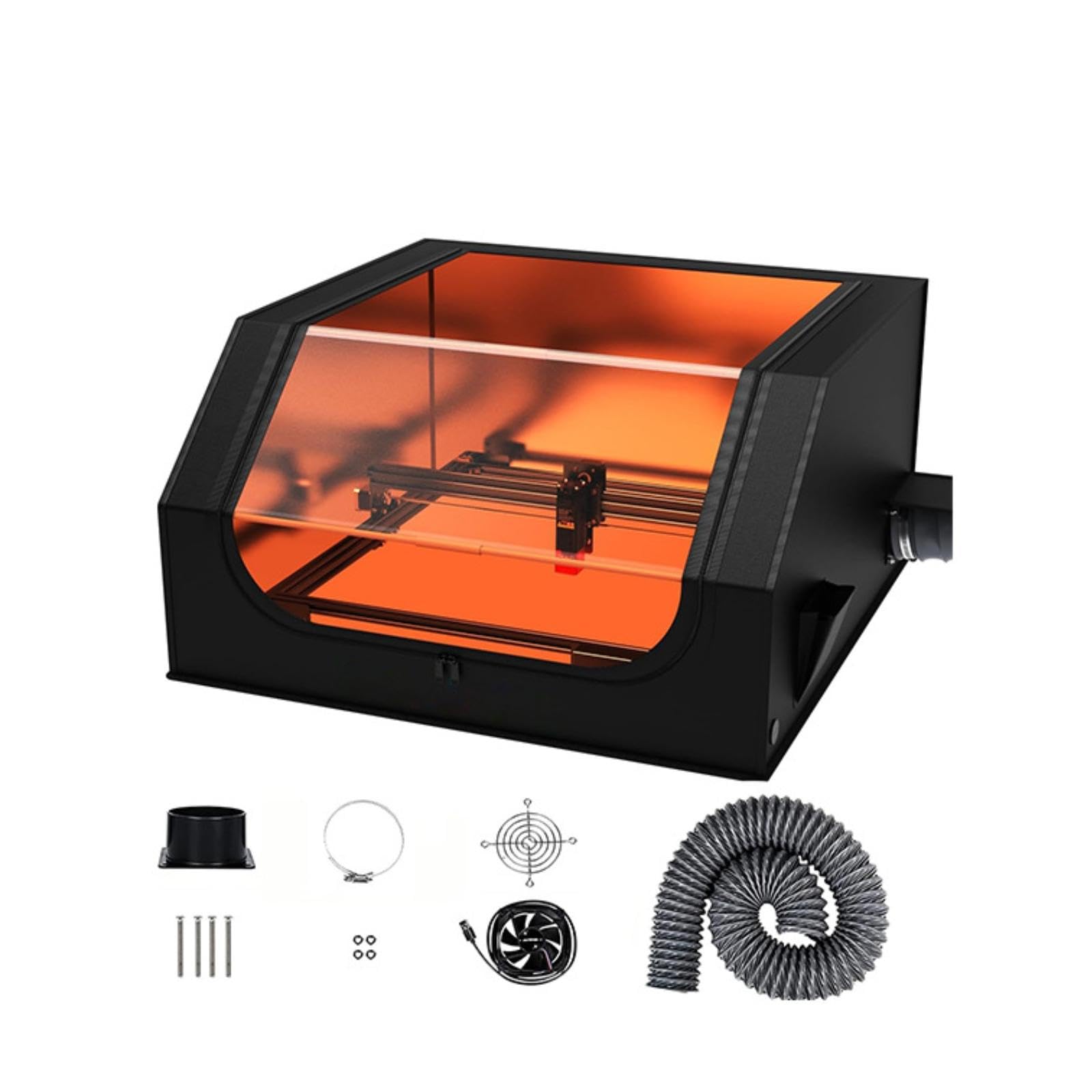 CALANDIS Engraver Enclosure Flame Retardant Enclosure with Window Foldable Engraving Workstation Cover for Makers, Home Workshop, Maker Space-image-12