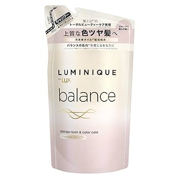 【10個】LUMINIQUE balance シャンプー 本体 LUX ルミニーク バランス - LUX ラックス オフィシャルサイト