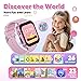 Kids Smart Watch for Girls Age 3-12 with 35 Puzzle Games, HD TouchScreen Smart Watch for Kids with Dual Camera, Video Player, Learning Card, Toddler Christmas Birthday Gifts Toy for Girls 5 6 7 8 9 10