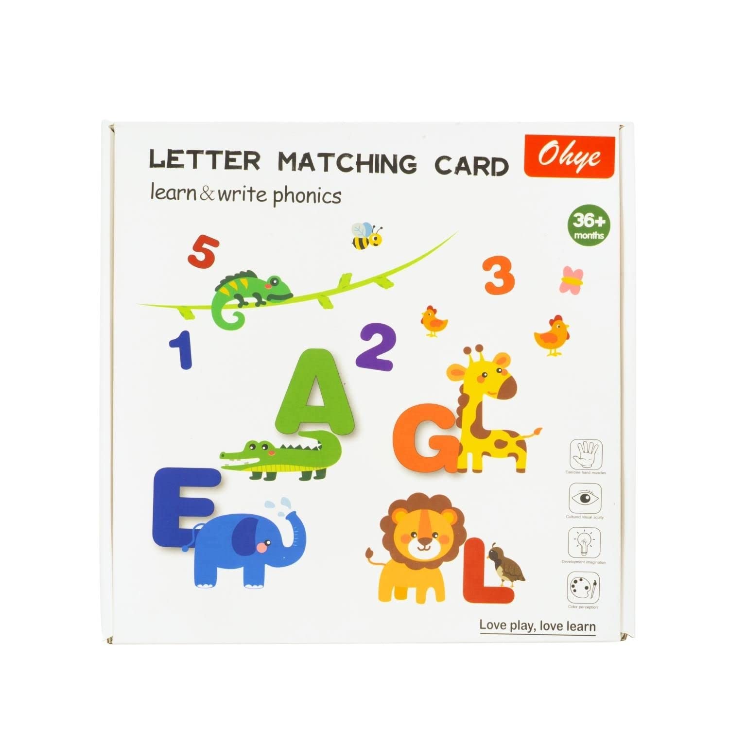 Cubelelo Letter Matching Card Game | Learn Phonics with Wooden Alphabets and Flash Cards |Educational Development Preschool Montessori Creative Learning Toy for Kids Boys Girls Ages 3 to 7 Years (B0BZ43PGPF) Amazon Price History, Amazon Price Tracker
