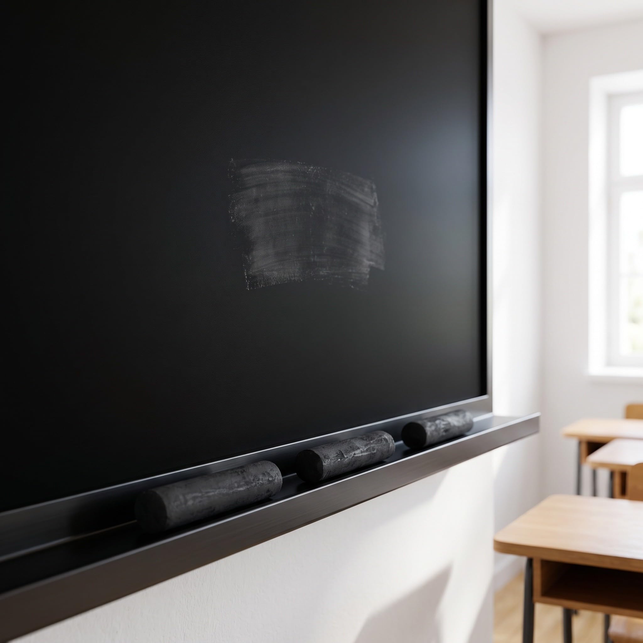 Operitacx 40 gessetti neri per insegnamento e lavagne - Gessetti per giochi all'aperto per insegnanti e studenti - Materiali artistici per la classe, lunghezza 10 cm