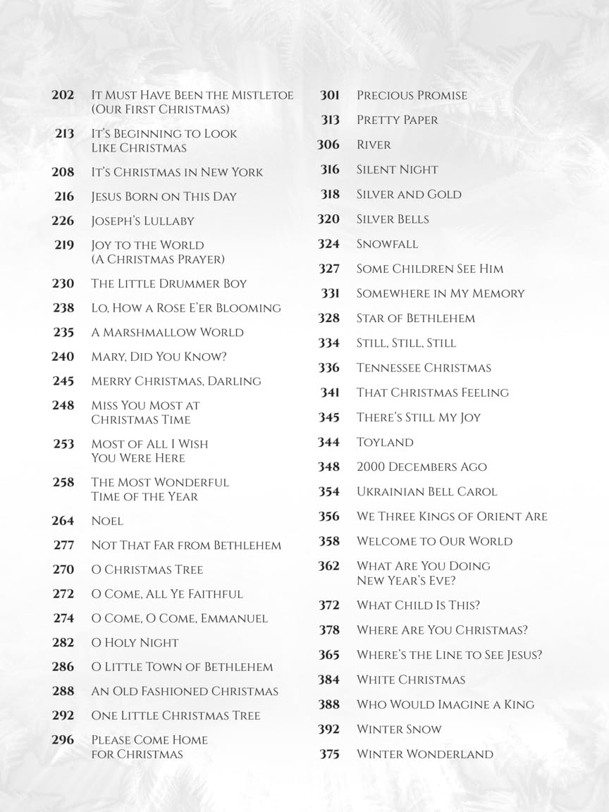 100 Most Beautiful Christmas Songs | Piano, Vocal, Guitar Sheet Music Songbook | Holiday Favorites and Carols for All Skill Levels | Easy Christmas Arrangements for Family and Choir Use - Image 4