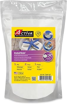 Activa InstaMold Temporary Mold Compound, 12-oz 340g | Create Quick, Perfect Reproductions of 3D Objects