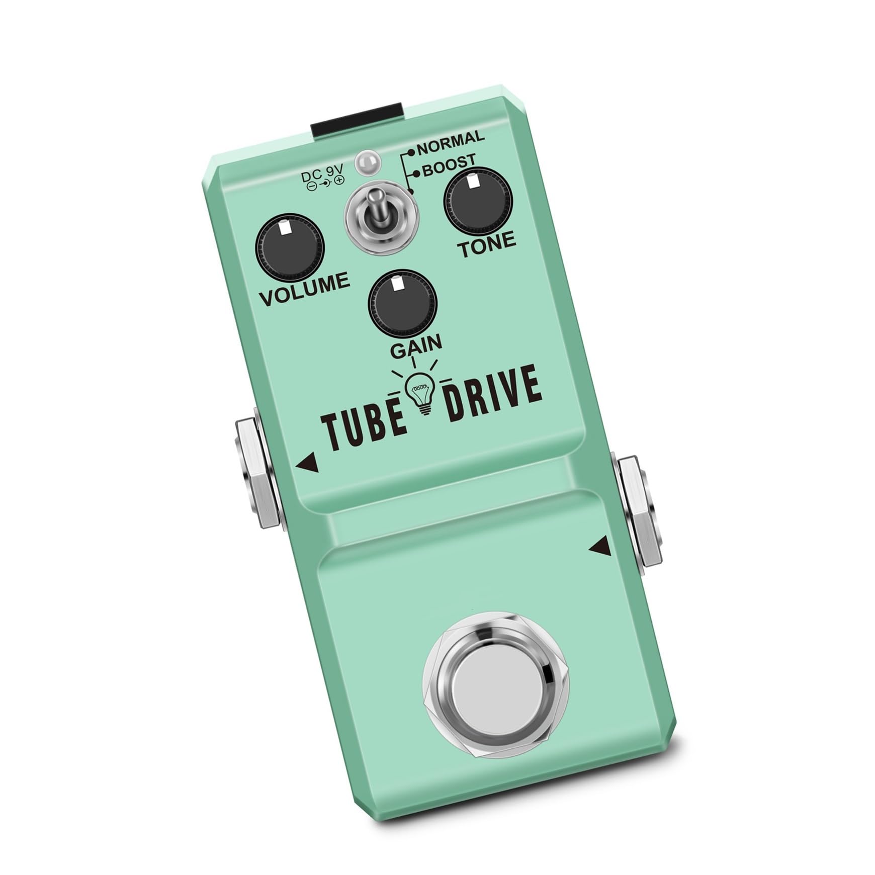 Efekt Gitary Elektrycznej Overdrive Distortion Delay Tremolo Reverb Light Green