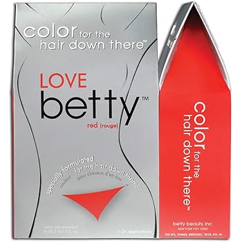 Amazon Com Betty Beauty Love Red Betty Color For The Hair Down There Hair Coloring Kit Health Personal Care