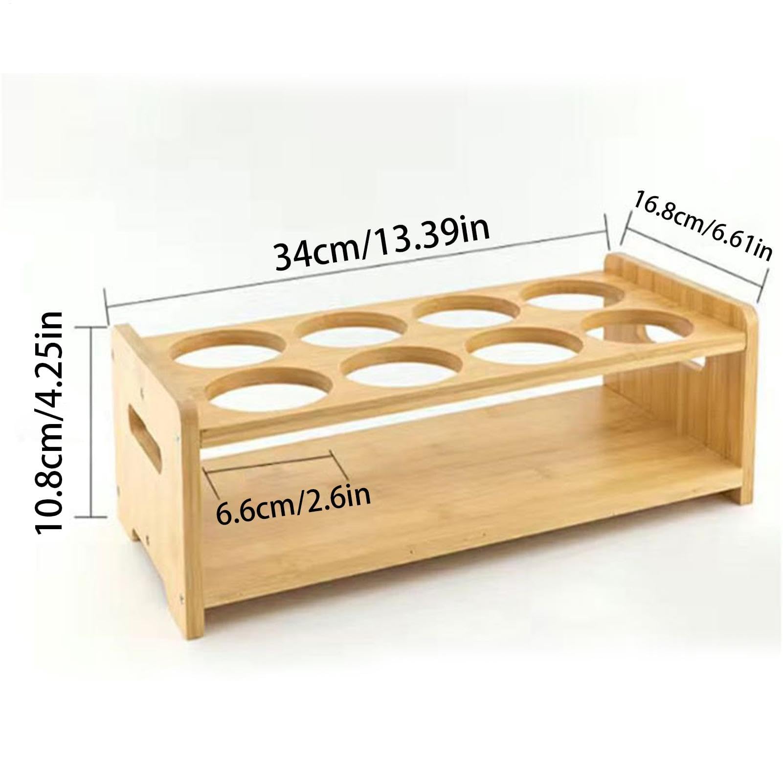 Estante para especias con 8 agujeros, dispensador de aceite de oliva y soporte de almacenamiento, soporte de almacenamiento de especias de cocina para el hogar y la oficina, especias eficientes para