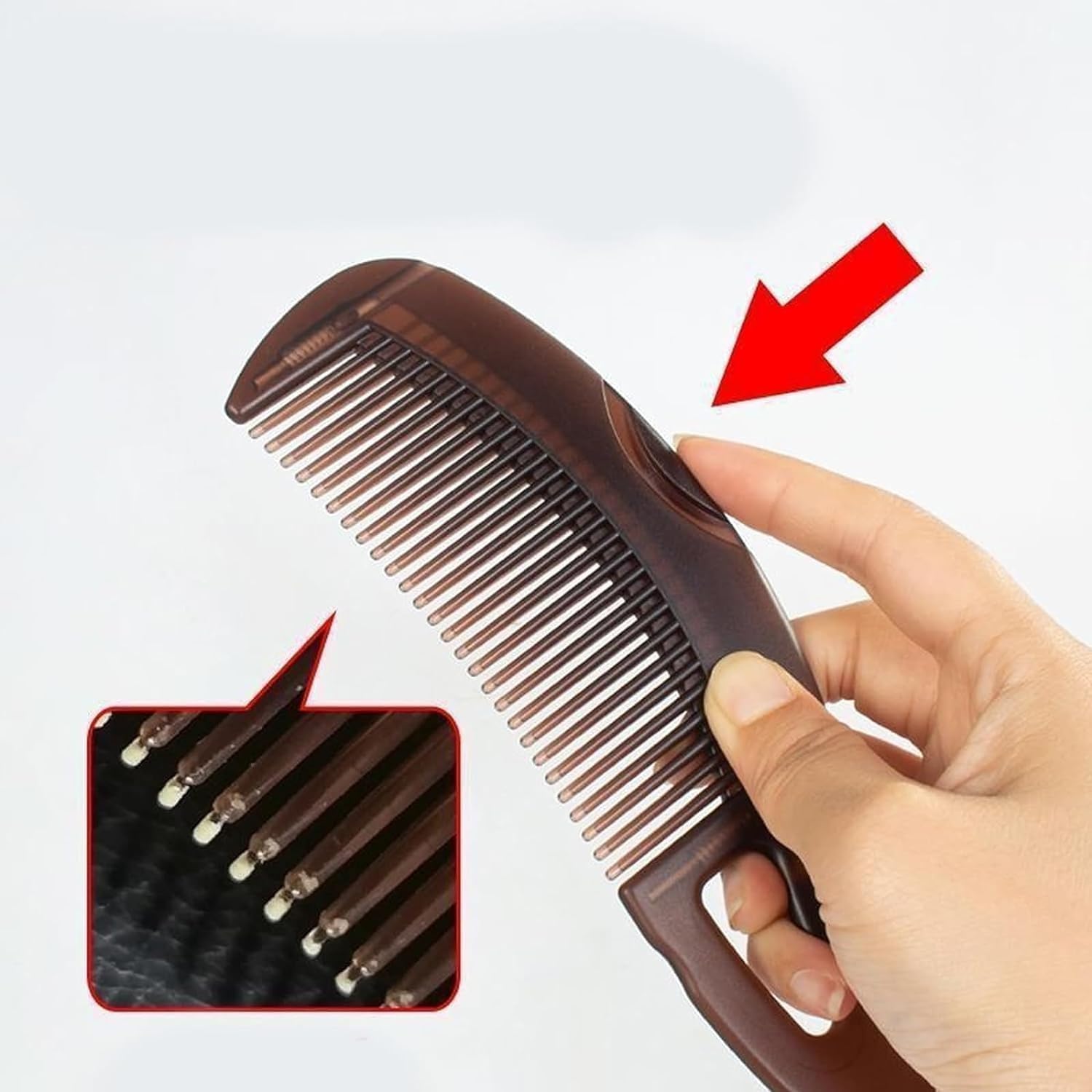 YEIPIS dandruff comb, energy massage comb, beauty comb, healthier scalp, better hair quality for women and men to remove dandruff and dirt 1