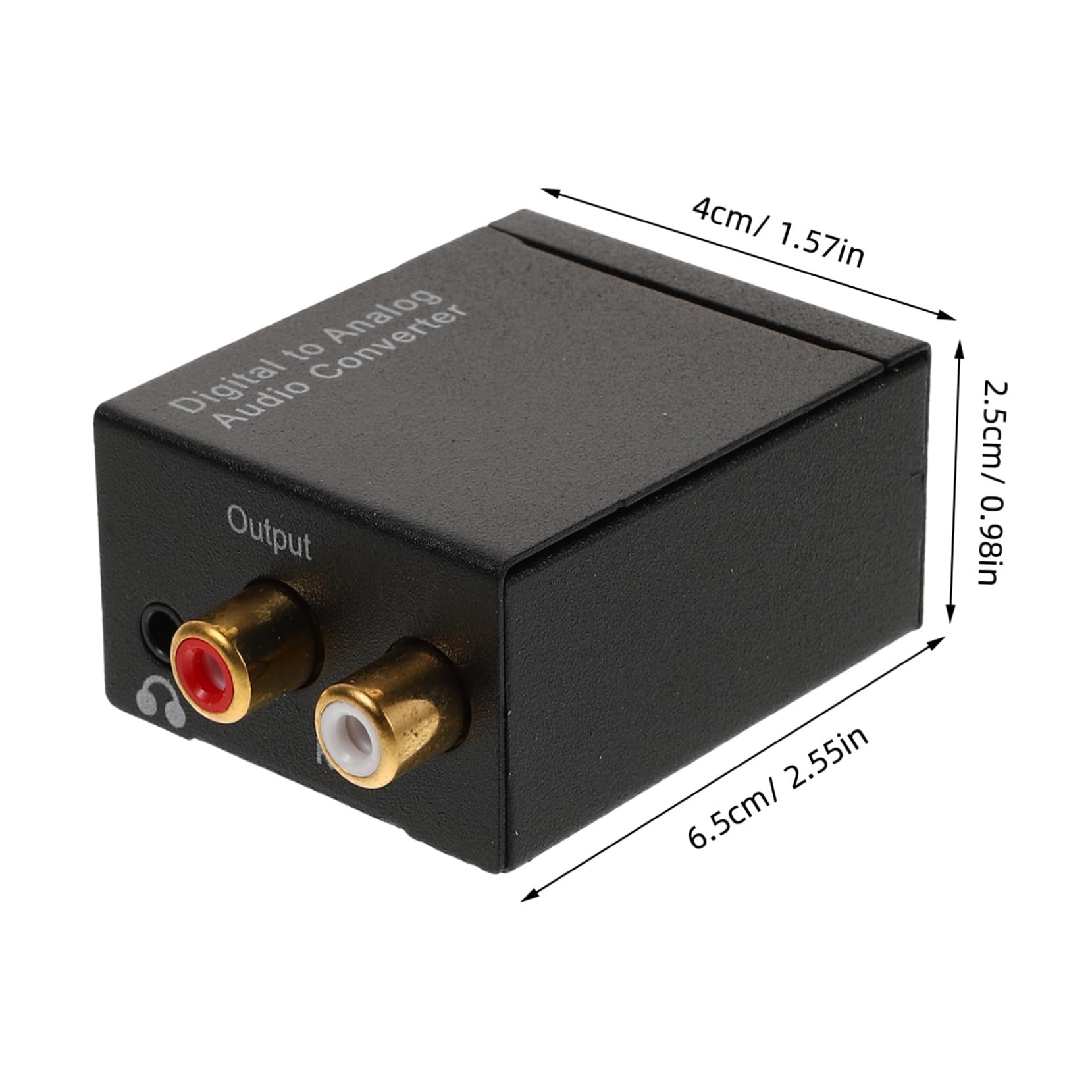 CIYODO Digital to Analog Audio Converter Adapter with Jack Compact Optical Converter for Tvs Sound Systems and Projectors Easy Installation Durable Design