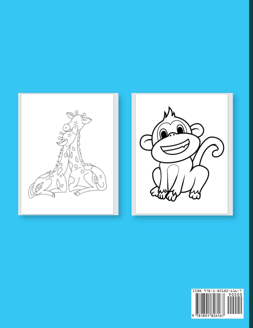 Baby Tiere Malbuch für Kinder: Ein Malbuch mit 55 unglaublich niedlichen und liebenswerten Baby-Tieren- Baby Animals Coloring Book for Kids ( German Version)