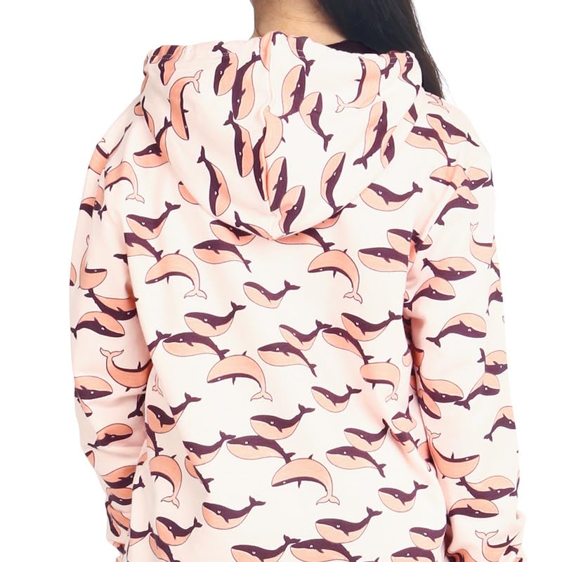 Image of Real Basics Girls Cotton Hooded Sweatshirt (Pack of 1)