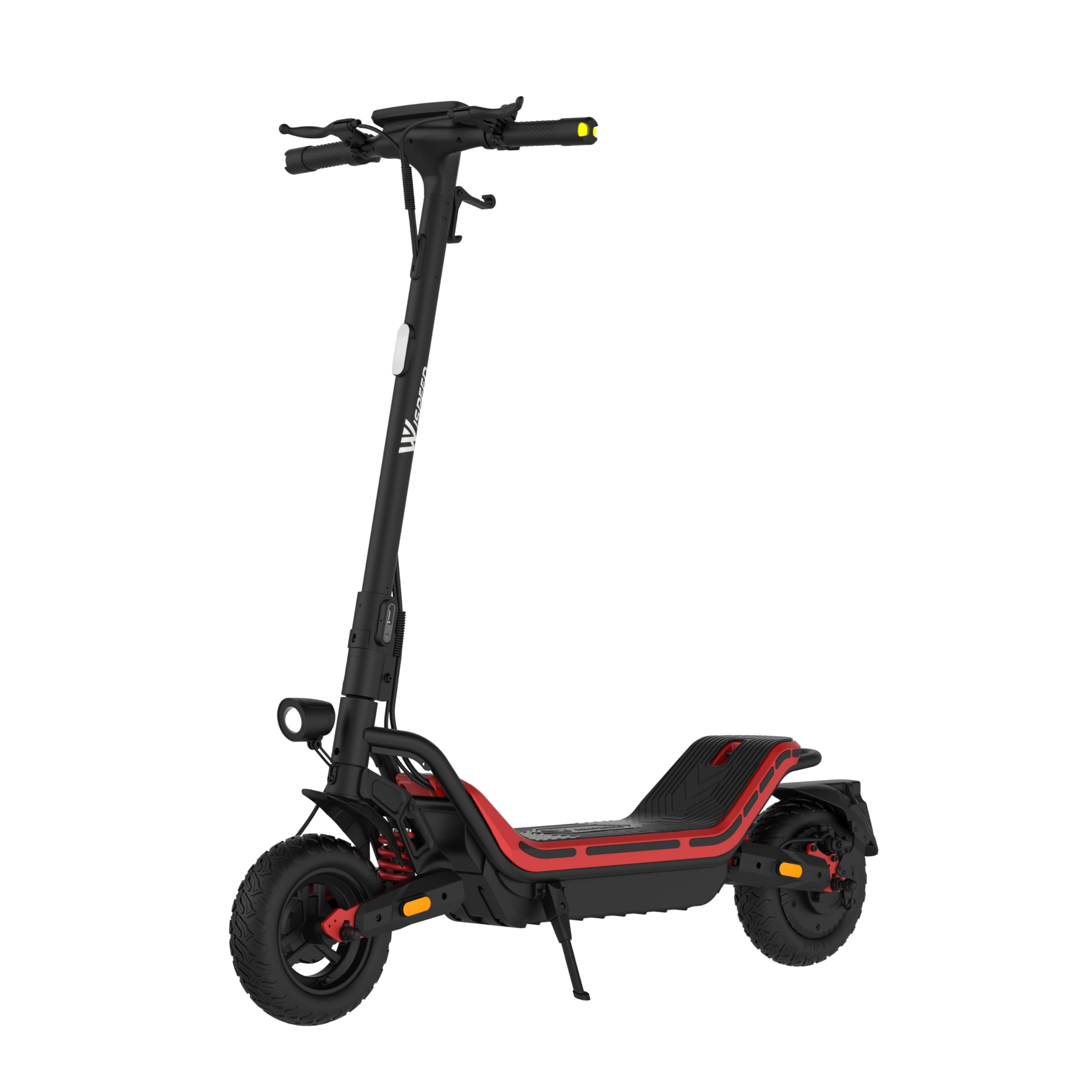 Wispeed - SUVPILOT 150R - Trotinette électrique Off Road - 800 W - Pliable - Pneu Cross 10" - 60km - 25km/h - Deck Ultra Large 20cm - IP65 - IPX6 - Écran LED - Double Frein - Double Suspension - Noir