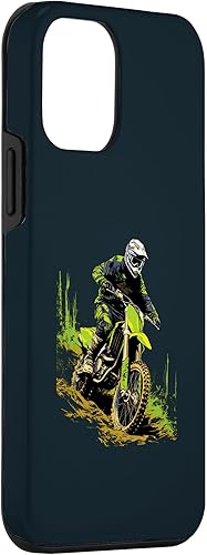 Miniatura 3 de iPhone 12 mini moto de la suciedad camuflaje motocross bicicletas para niños caso