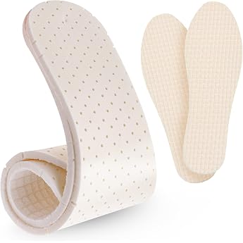 WLLHYF Memory Foam Insoles Super Soft Shock Absorbing Compression Resistant Insoles Thin Shoe Insoles for Men and Women Relieve Foot Pain Trainers Boots 28cm