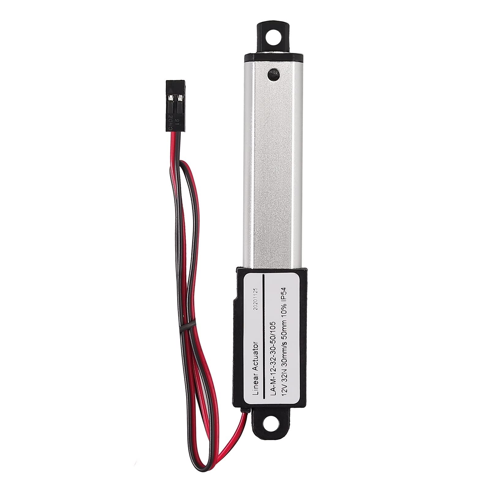 Siłownik liniowy o dużym skoku, Siłownik liniowy silnika elektrycznego DC 12V 32N o skoku 30 mm, 50 mm i 100 mm. Mikrosiłownik liniowy o prędkości 30 mm/s. Sterownik silnika liniowego(30mm stroke)