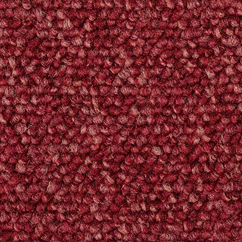 Teppichboden Meterware 400 cm und 500 cm breit in Rot ideal für Büro und Gewerbe in Schlingen...