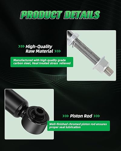 Miniatura 3 de SCITOO - Amortiguador trasero para Hyundai compatible con Hyundai 2015-2019 para Hyundai Sonata, 2016-2019 para amortiguadores Kia Optima 3440061