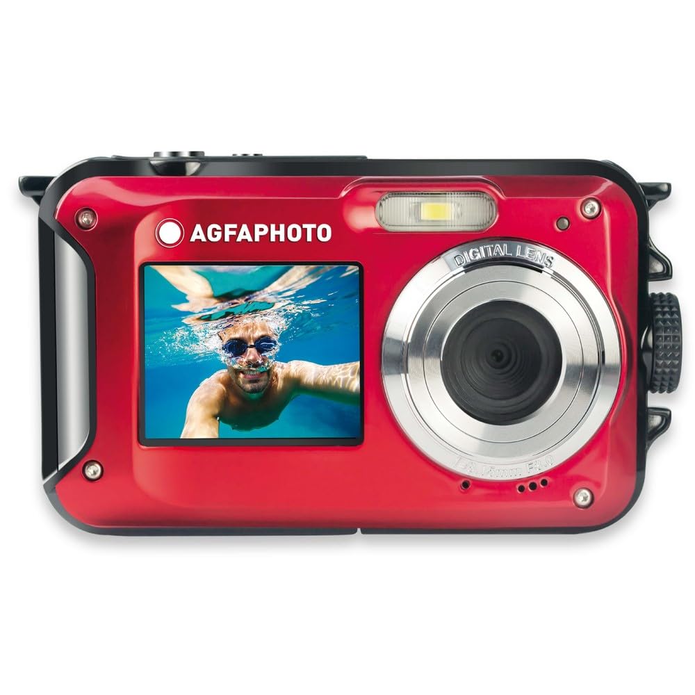 AGFA Photo Realishot WP8000 - Waterproof Digital Camera, 24 MP, Full HD Video, Dual LCD Screen, 16x Digital Zoom, Digital Stabilizer, Lithium Battery-image-10