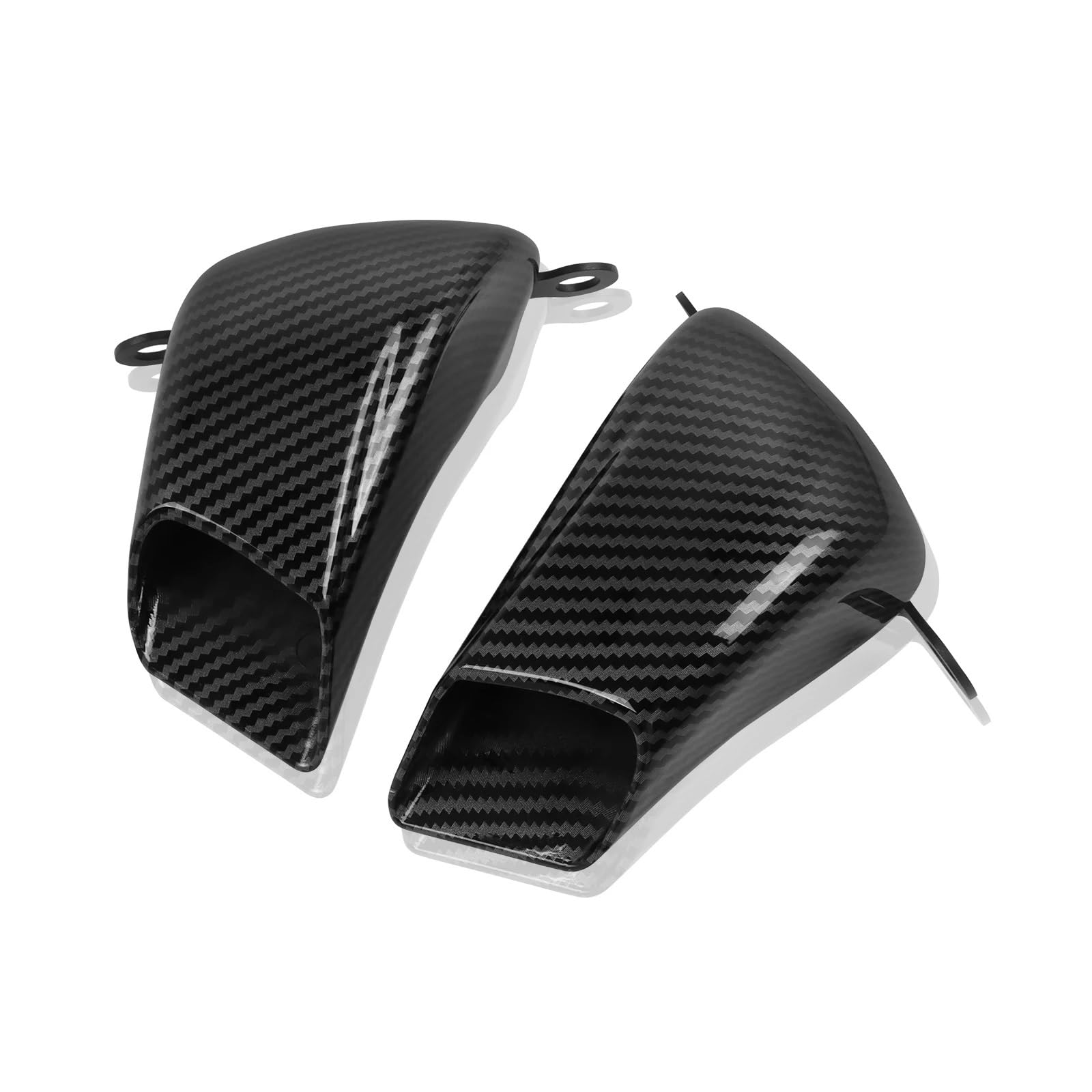 Raffreddatore pinza freno Condotti Aria Freno Di R Adatto per DUCATI PANIGALE V4 V4S V4R Streetfighter V4 V4S Copertura radiatore pinza freno anteriore per moto(Twill matte black)