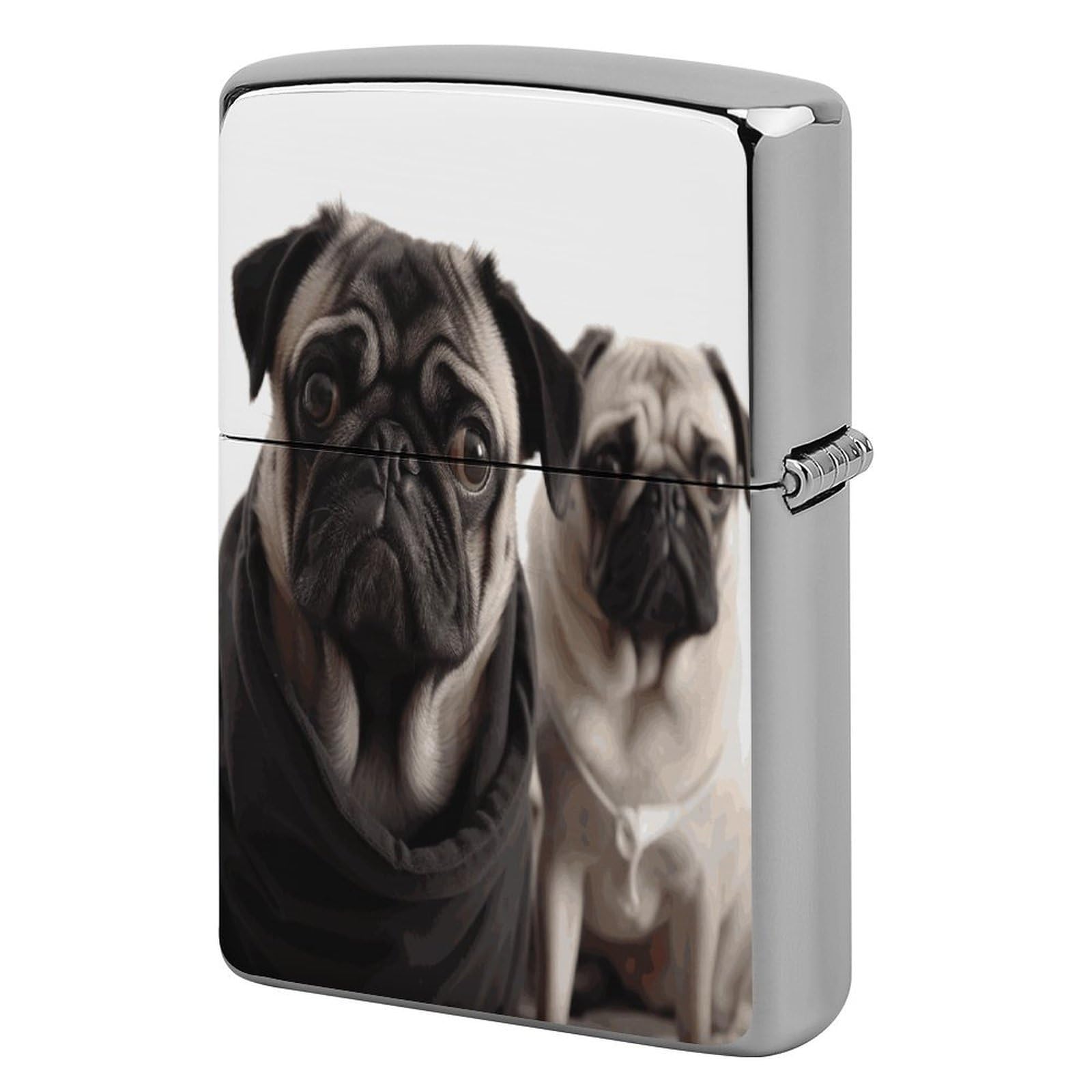 Fekiloot Style Funny Animal Pug Dog Lighter Case Cover Lighter Holder