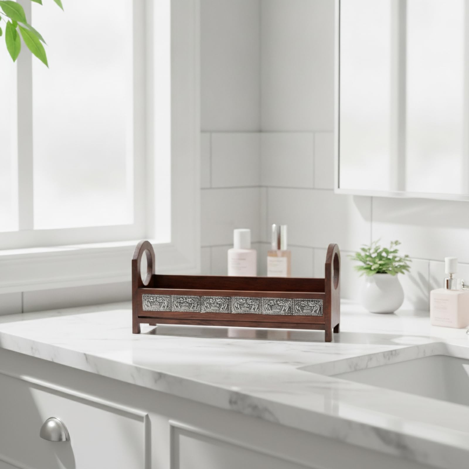 Présentoir En Bois Polyvalent Rangement, Une Couche