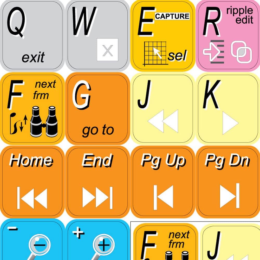 NEW ULEAD MEDIASTUDIO PRO KEYBOARD STICKERS for DESKTOP, LAPTOP and NOTEBOOK