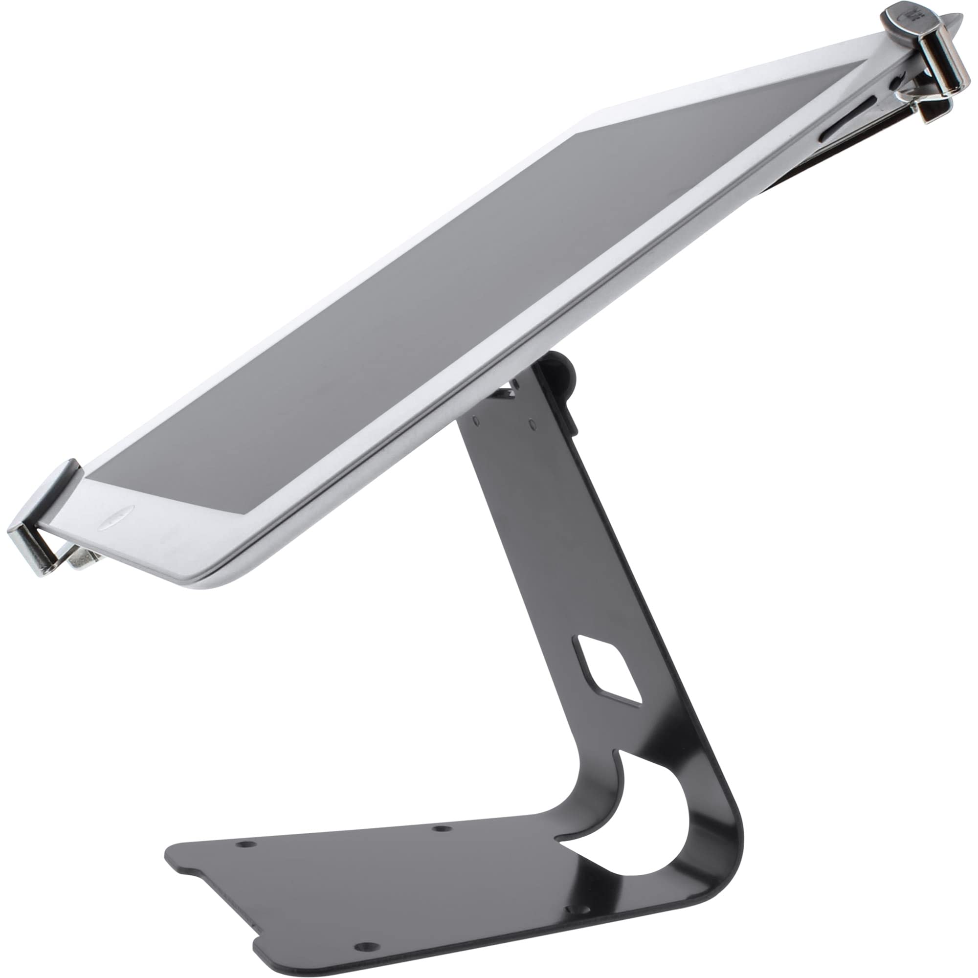 InLine 55727W - Supporto universale per tablet, 10"-13", con serratura di sicurezza, 1,5 m, con chiave, colore: Bianco