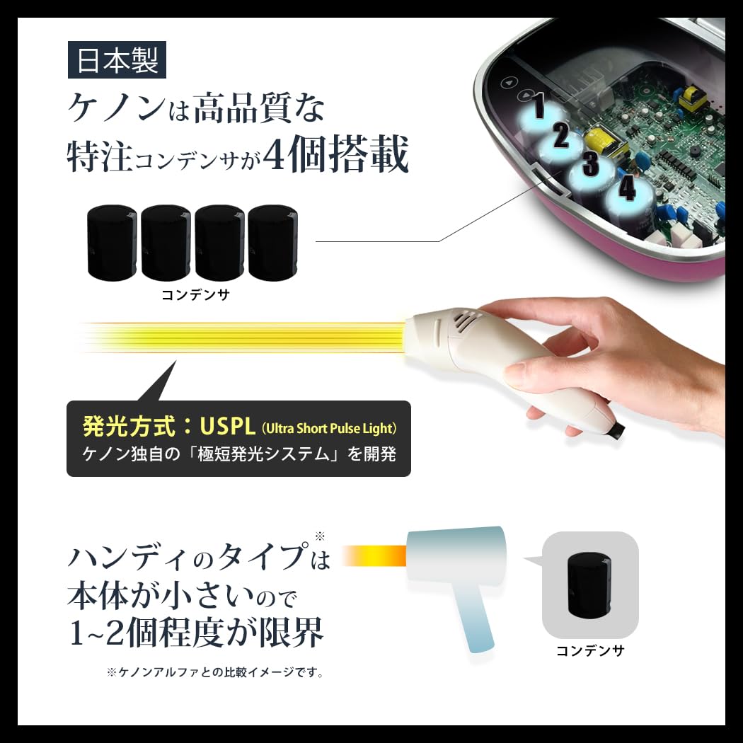Amazon | エムテック ケノン KE-NON 光美容器 日本製 髭 VIO対応