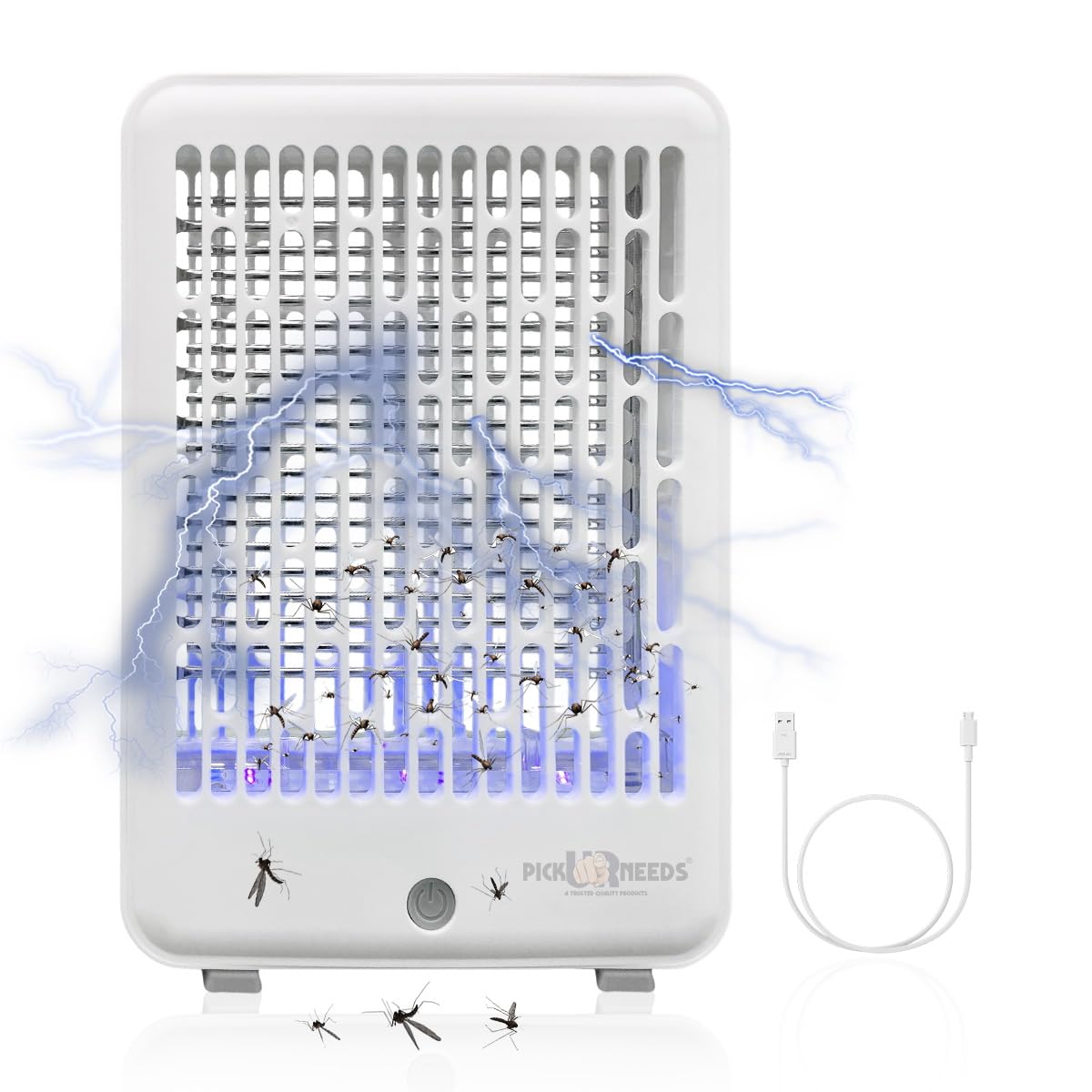 Pick Ur Needs Electric LED Rechargeable Mosquito Killer Lamp/Fly Swatter with Long Battery Life (B0CL3PPGM3) Amazon Price History, Amazon Price Tracker