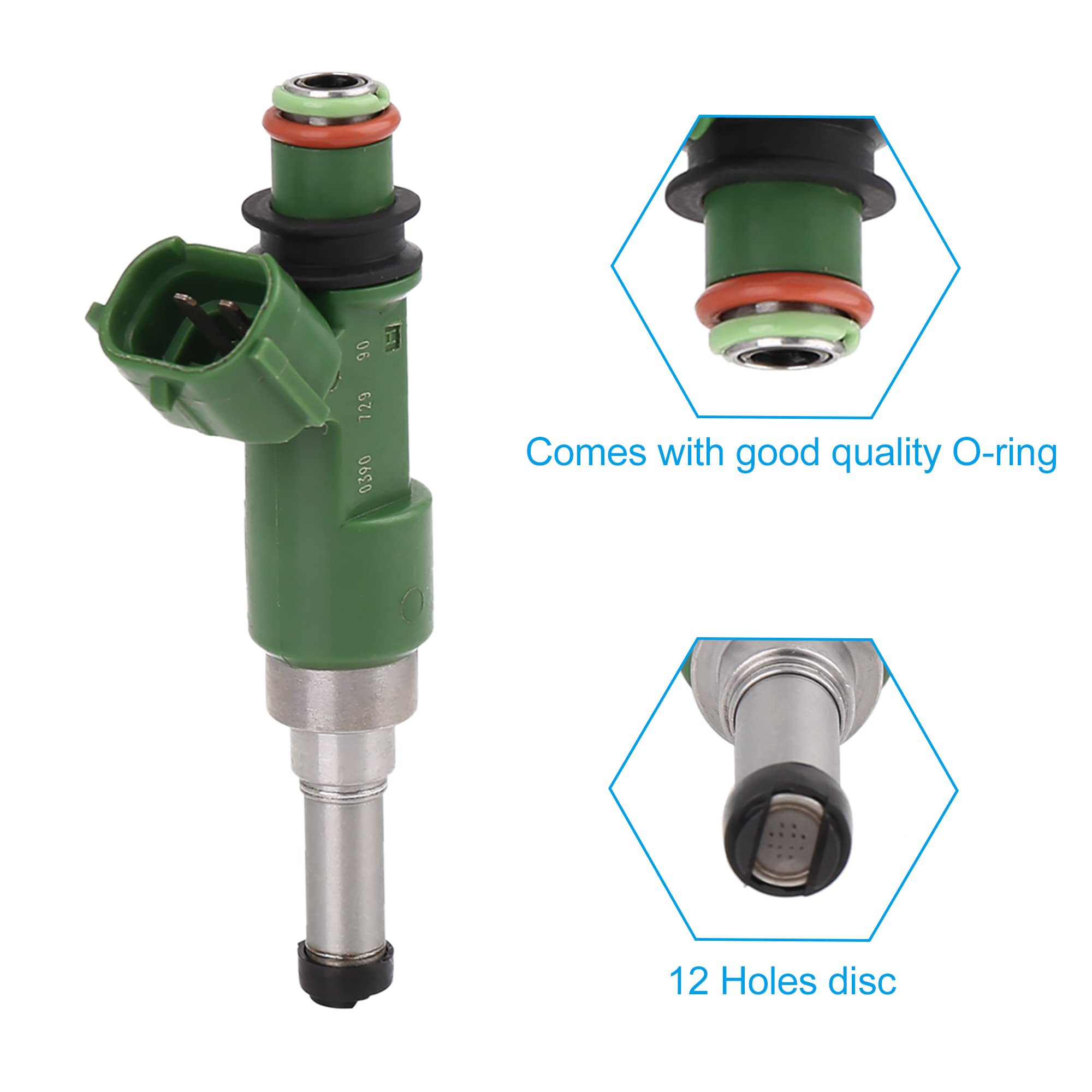 Amazon.com: X AUTOHAUX 12 Holes Disc 5VK-13761-00-00 Fuel Injector