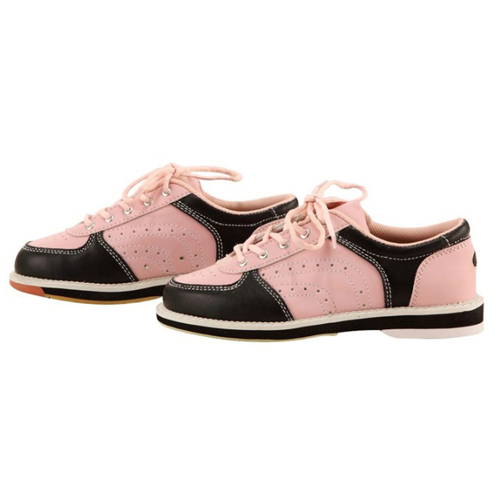 Zapatos de Bolos para Exteriores,Zapatos de Bolos Unisex Adulto,Zapato de Bolos jóvenes,Zapatos de Bolos Interiores,Resistente Desgaste,Transpirable,para Hombres,Mujeres,Adultos,Negro