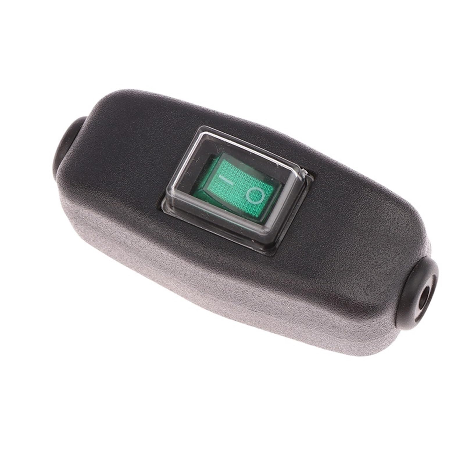 Interrupteur en forme de bateau AC250V 10A étanche et anti-poussière noir à broches