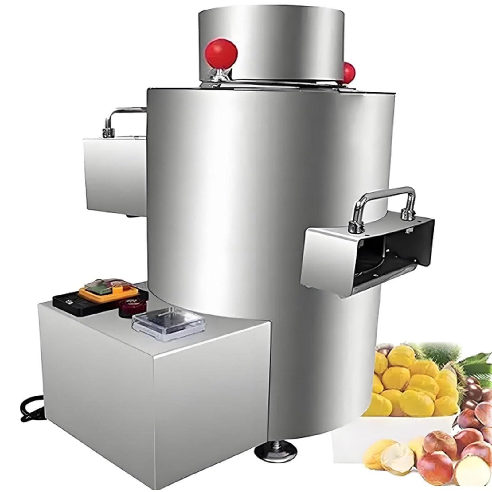 Pelatrice per Castagne in Acciaio Inox, capacità 1-3 kg/Ora 18Blades