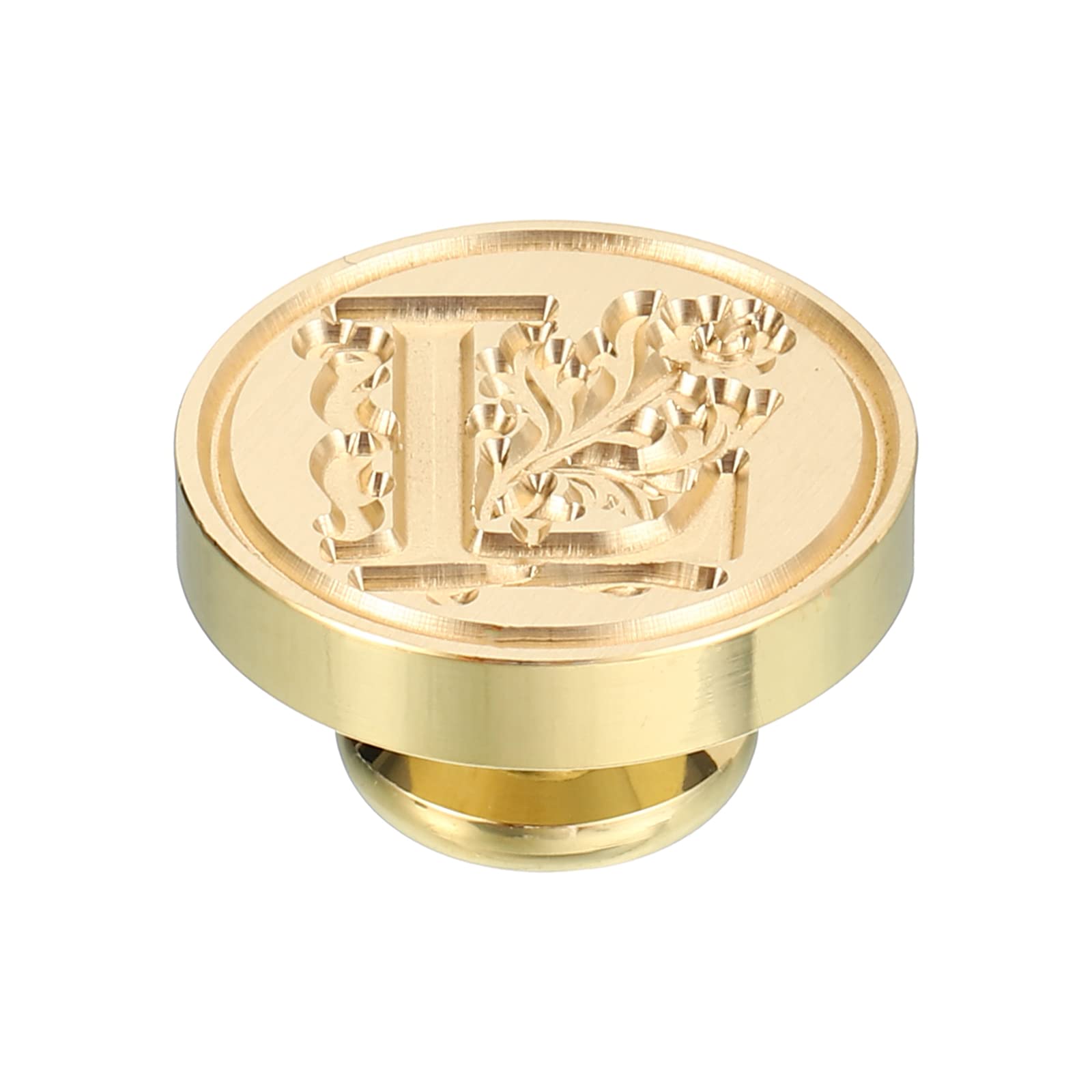 PATIKIL Alphabet L Wax Seal Stamp, Initial Letter Sealing Wax Stamp Classic Retro Brass Head for Envelope Invitation Cards - Image 3