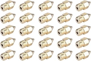 Kit de bico de impressora 3D, cabeça de impressão extrusora M6 rosca macho fácil de instalar para Makerbot Creality CR-10 para MK8 Makerbot Reprap Prusa I3