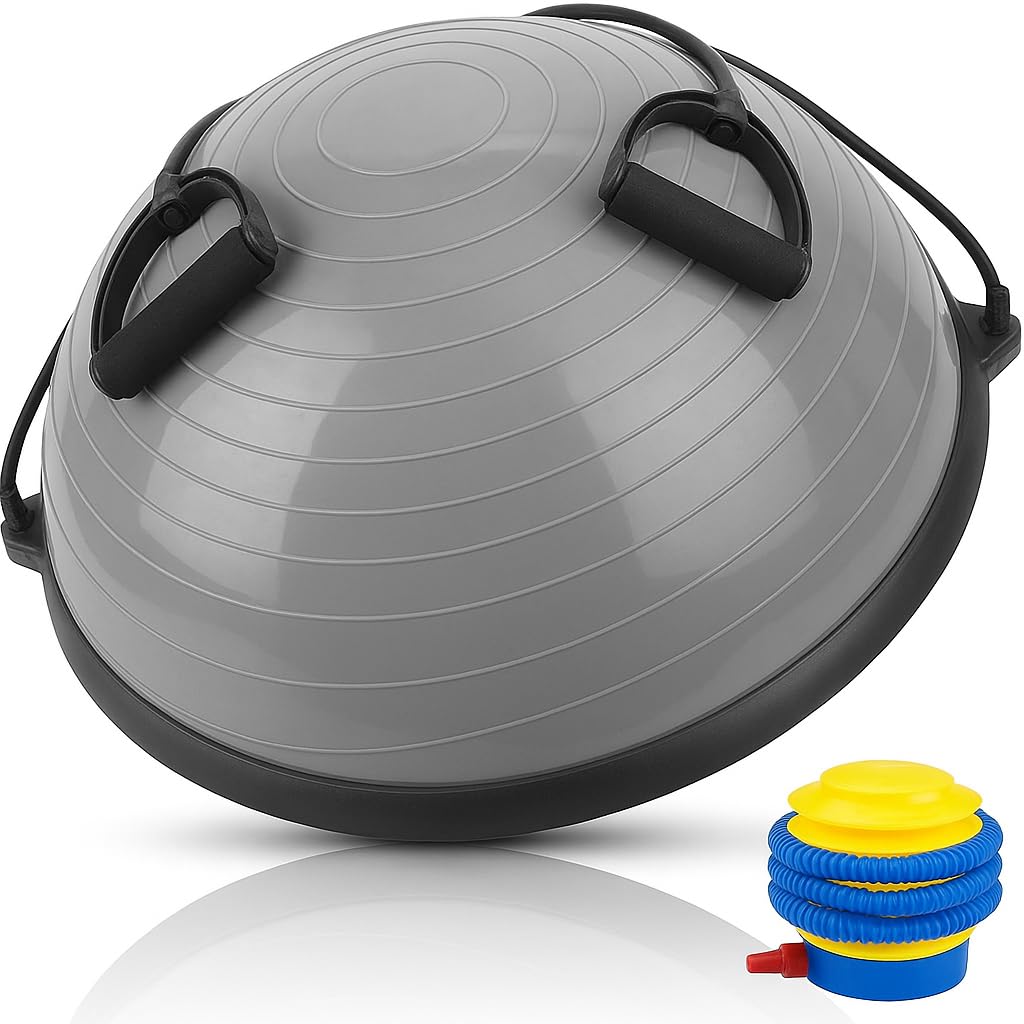 Half Exercise Ball Regular Yoga, Thickened Explosion-Proof Yoga Wave Speed Ball semi-Circular Balance, Fitness Weight Loss Rehabilitation Training (Color May Varry)-image-22