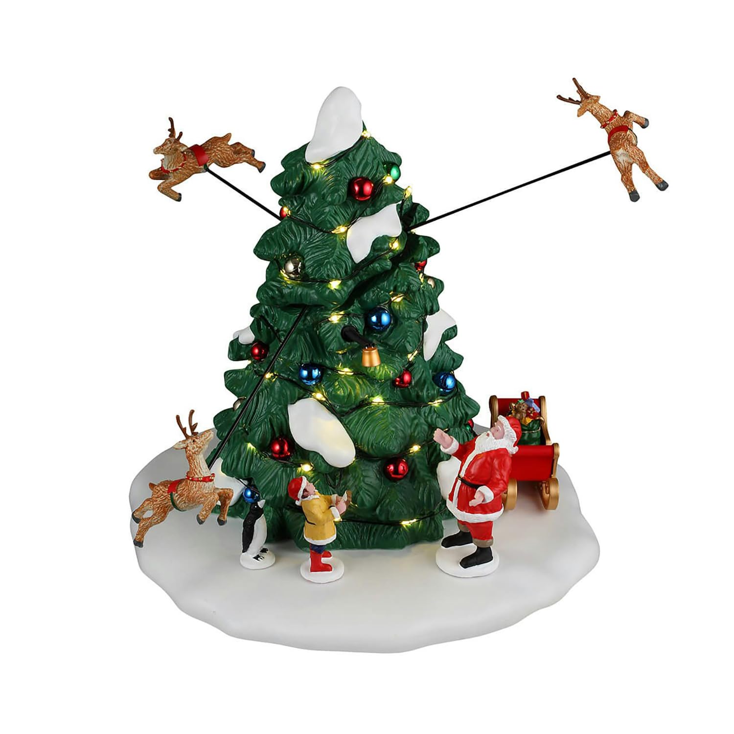 Lemax Brown - Reindeer Races