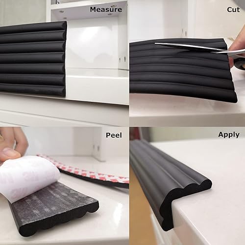 Miniatura 4 de Makibi - Protectores de borde para bebé protección de bordes para muebles mesa escritorio protectores de espuma de seguridad para bebés 98ft