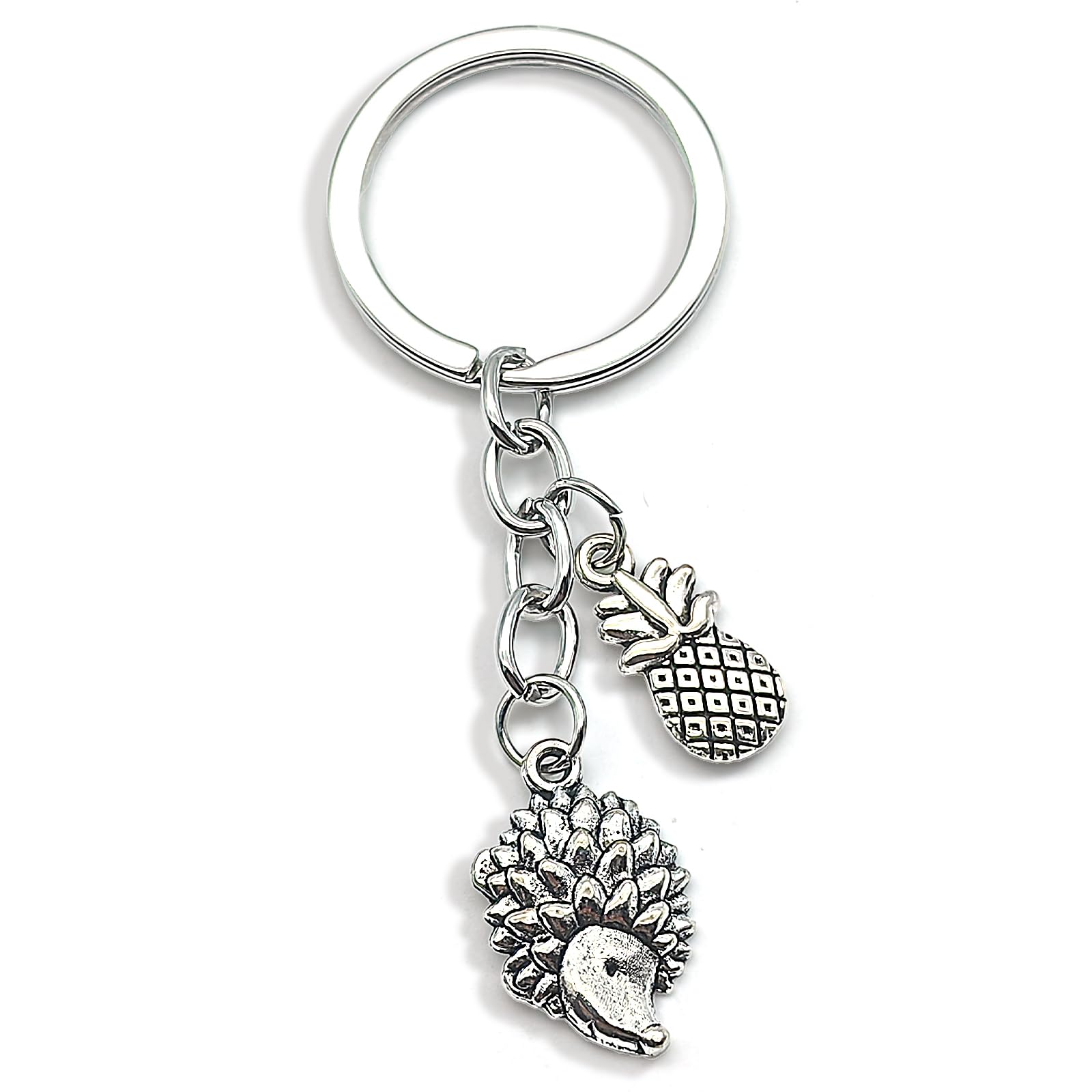 Zynara Obst Schlüsselanhänger, Ananas Design, Geschenk für Frauen, Taschenanhänger für Mädchen, Glücksbringer zu Weihnachten, Geburtstag